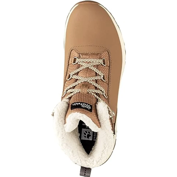 Jack Wolfskin Everquest Texapore Mid W, Damen Wanderschuhe, wasserdicht, atmungsaktiv, braun, für Winterbedingungen bis -30 °C – Bild 6
