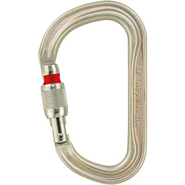 Petzl Vulcan Karabinerhaken, SCREW-LOCK mit 45 kN Achswiderstand, Unisex, 29 mm Öffnung, 235 g