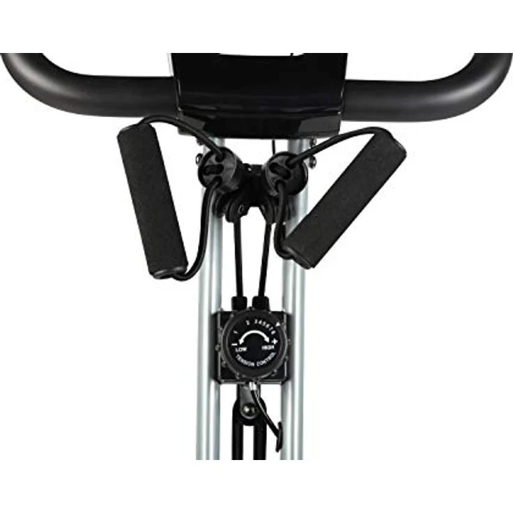 Bike ´n Tube Fitness 2in1 Fahrrad Sitz-Heimtrainer klappbar Rückenlehne Trainingsbänder 8 Widerstandsstufen – Bild 4