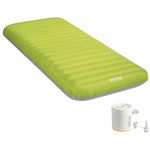 Intex Premaire Dura-Beam Campingmatte mit USB150, aufgeblasene Größe: 76 cm x 1,91 m x 17 cm, blau