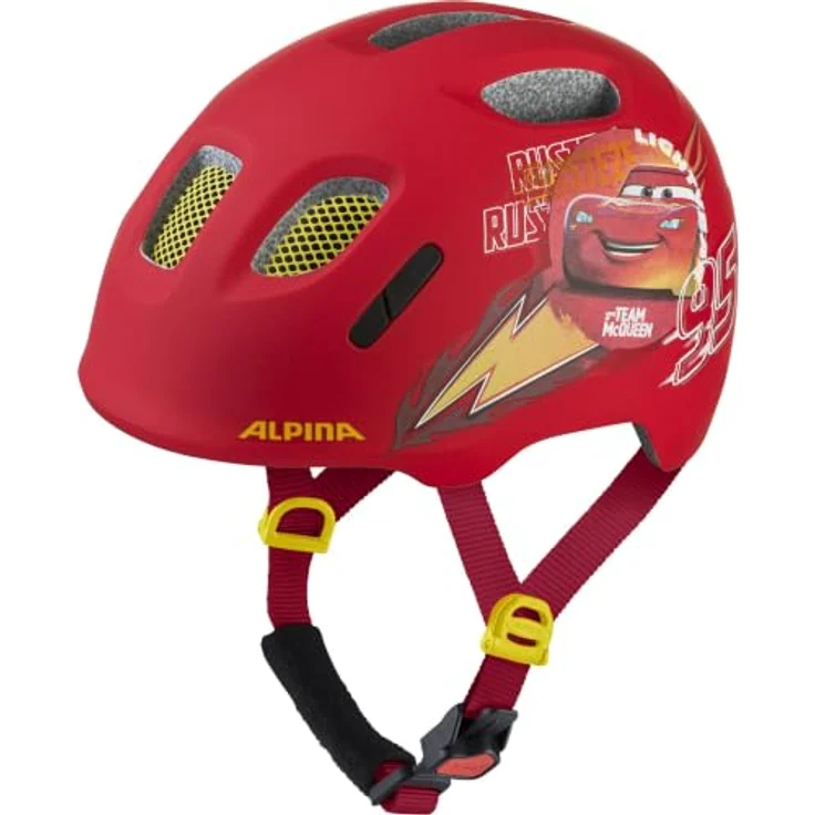 Alpina Sports Kinder Fahrradhelm Ximo 2 Disney Bunt, höhenverstellbares 360° Fitsystem, Größe 47-51 – Bild 1