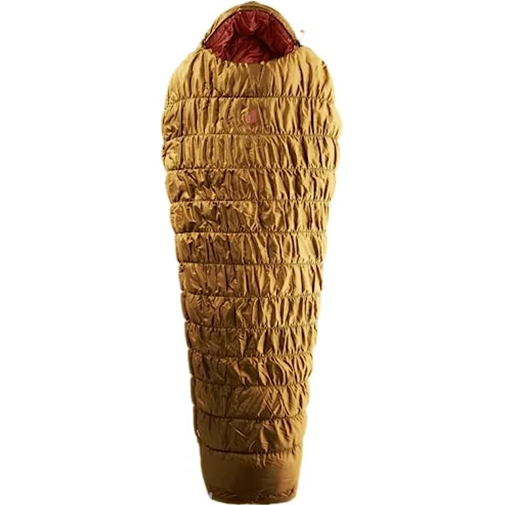 Deuter Exosphere -11° SL Damen Kunstfaserschlafsack, perfekte Isolation mit Thermo Stretch Comfort, Almond-Redwood, Left Zip