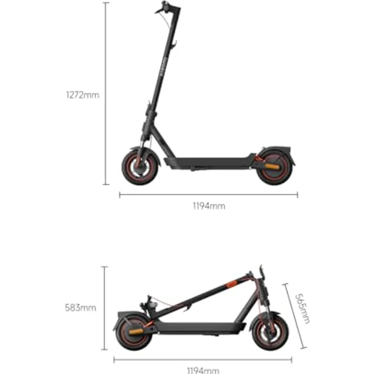 XIAOMI Electric Scooter 5 MAX GE AX, E-Scooter mit bis zu 60 km Reichweite, Blau – Bild 7