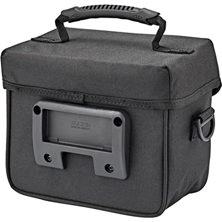 Norco Ottawa Lenkertasche, formstabile Fahrradtasche aus robustem Nylongewebe, schwarz/silber, 3.5 l, 23 x 17 x 18 cm – Bild 2