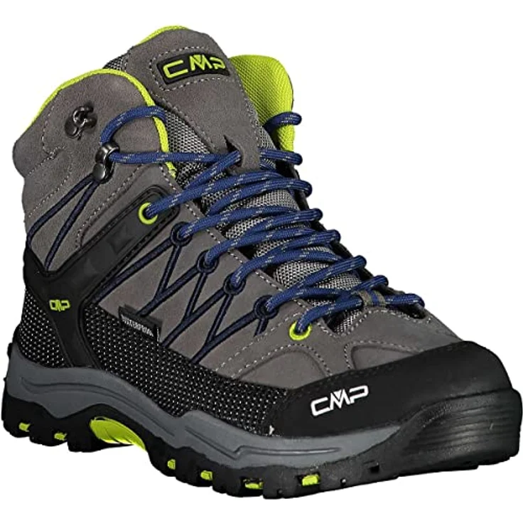 CMP Rigel Mid Trekking, Wasserdichte Wanderschuhe aus Veloursleder/Textil für Kinder, hervorragender Tragekomfort, Schnellschnürsystem – Bild 3