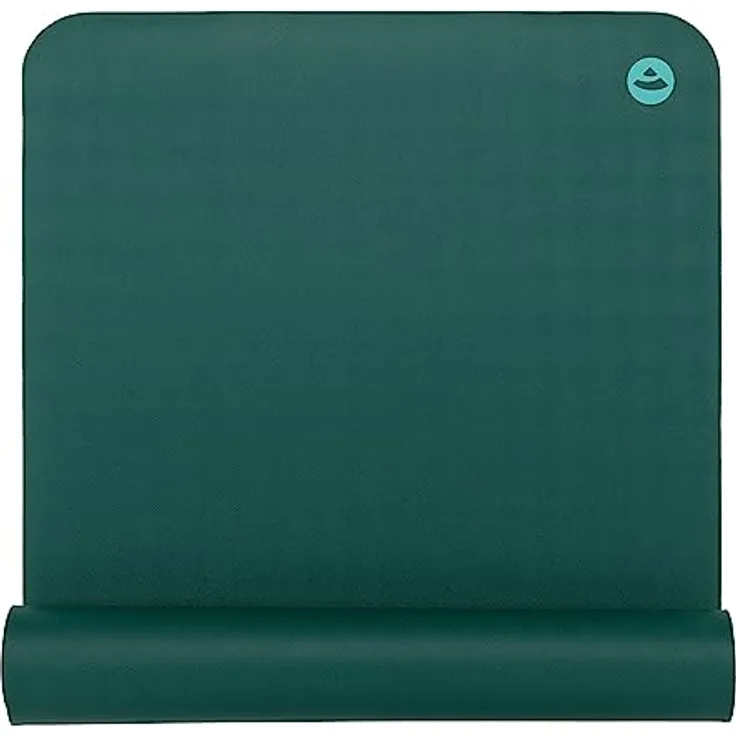 Bodhi Yogamatte ECO PRO DIAMOND | Ultra Grip | 100% Naturkautschuk | Ökologisch | Profi-Matte für Pilates & Gymnastik | Ideal für dynamisches Yoga & Hot Yoga | 185 x 60 x 0,6 cm | jungle-green