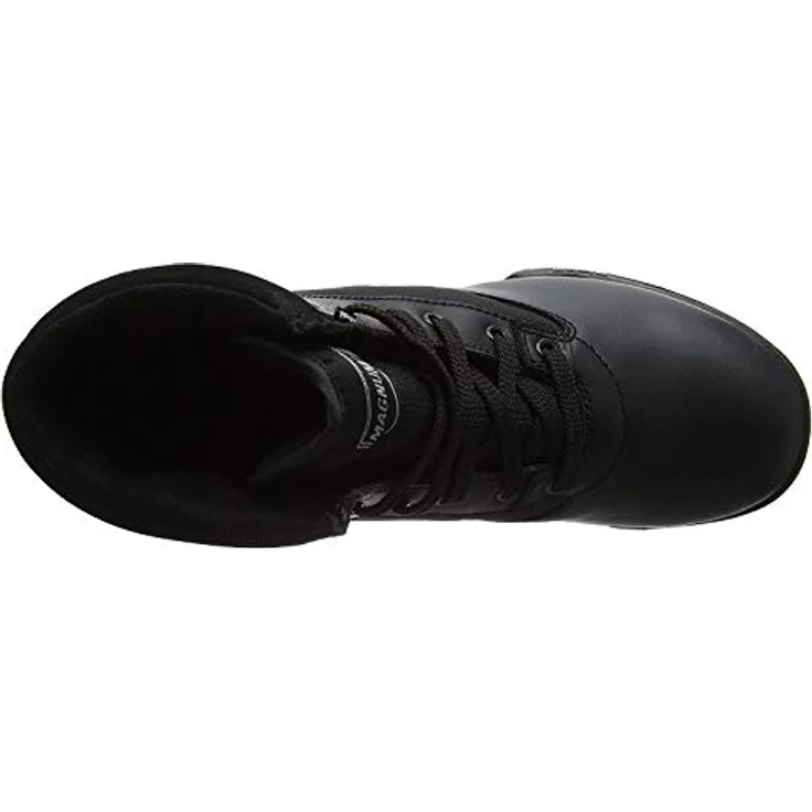 MAGNUM Classic Mid Uniformschuhe Herren, 6“ Einsatzstiefel mit stabiler Leichtstahlplatte, Schwarz, Größe 48 – Bild 3