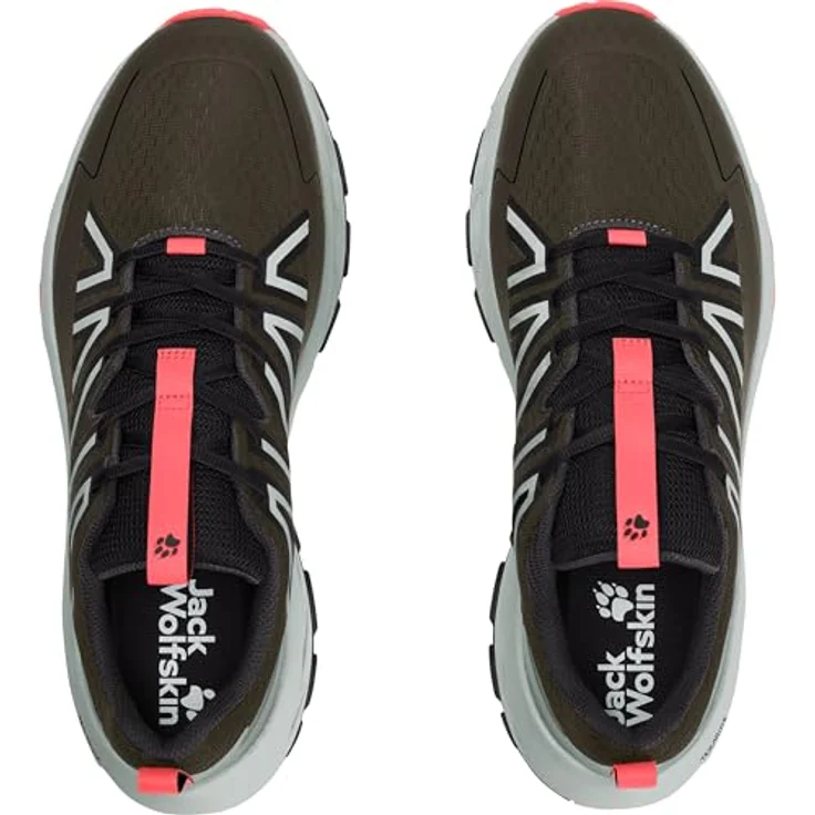 Jack Wolfskin Wild Hike Low M, Herren Wanderschuhe mit TEXARIDE-Technologie und optimalem Grip, Grün – Bild 7