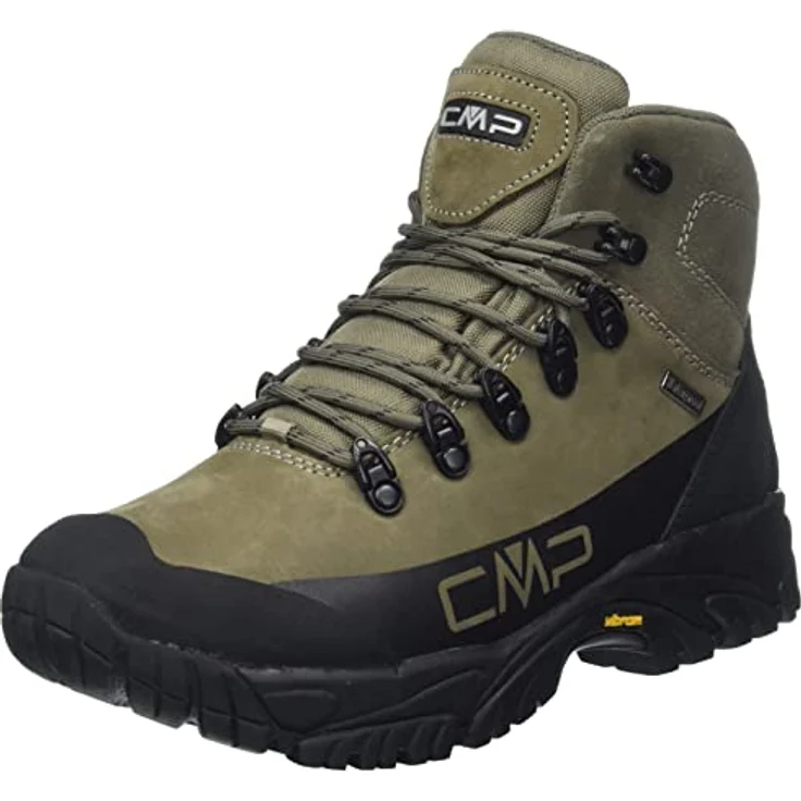 CMP Campagnolo Dhenieb WP, Herren Wanderschuhe aus Nubukleder, wasserdicht, Größe 47, Grau – Bild 1