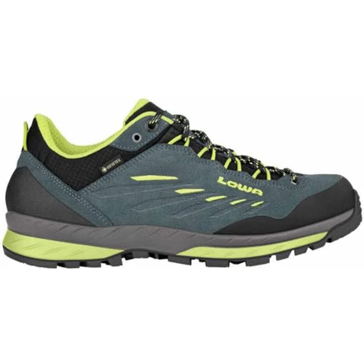 LOWA Halbschuh DELAGO GTX LO, wasserdicht, Low-Cut, petrol/limone, Größe 43.5 – Bild 2