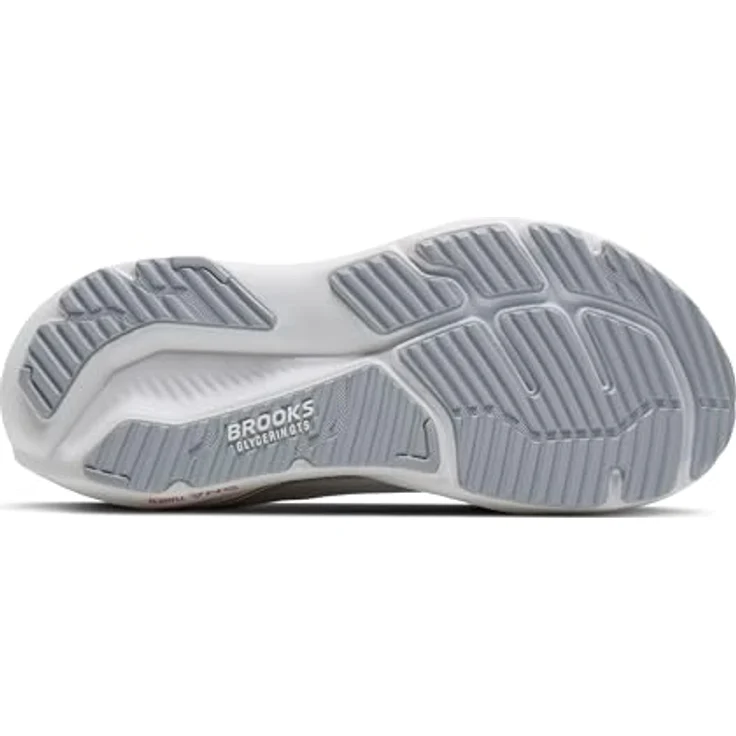 Brooks Adrenaline GTS 23, Stabile Laufschuhe für Damen mit GuideRails™-Technologie, atmungsaktivem Strickmaterial und Dämpfung, grau – Bild 6