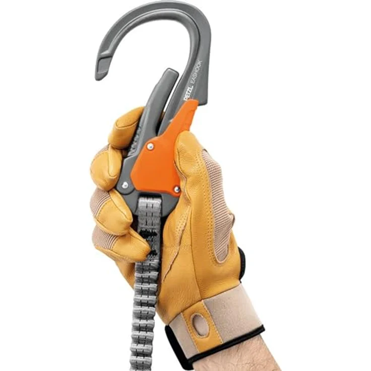 PETZL Klettersteigset Scorpio Eashook, Graues und oranges Set mit innovativem Eashook-System – Bild 5