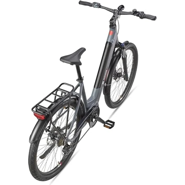 TELEFUNKEN E-Bike Damen 27,5 Zoll, Elektrofahrrad Mittelmotor, 7-Gang Shimano Kettenschaltung, Hydr. Scheibenbremsen - Pedelec SUV-Bike, SUV500, blau - Preisvergleich – Bild 3