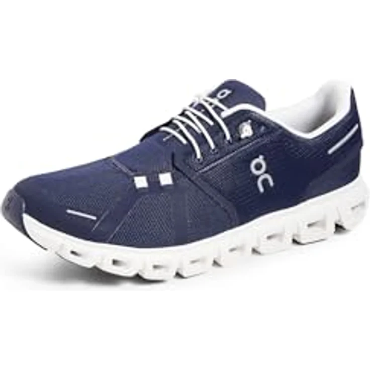 On Running Cloud 6, Damen Laufschuhe mit CloudTec-Technologie, ultraleicht, atmungsaktiv, Größe 42.5, Weiss – Bild 1