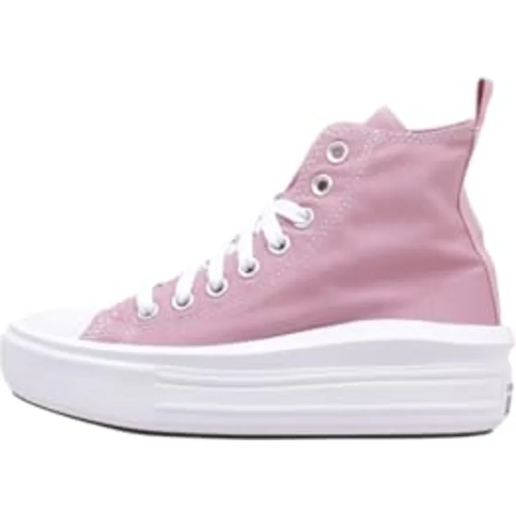 Converse Chuck Taylor A13128C All Star Move High, knöchelhohe Laufschuhe für Jugendliche, atmungsaktives Obermaterial, Rosé, Größe 6 UK - 39 EU - 6,5 US