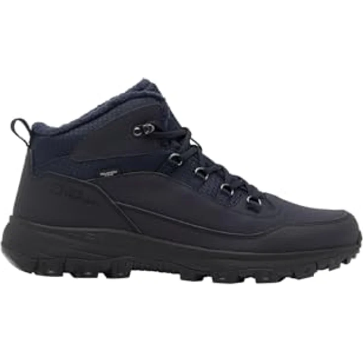 Jack Wolfskin Everquest Mid Texapore, Winterschuh (wasserdicht, atmungsaktiv, PFC-frei, bis -30°C warm, dark navy) – Bild 1