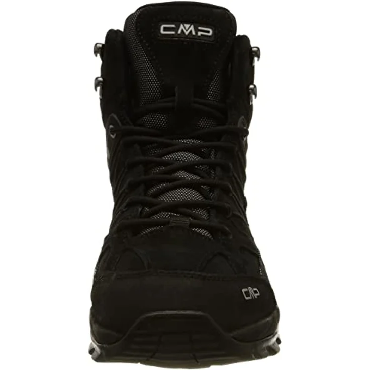 CMP RIGEL MID TREKKING SHOES WP, wasserdichte Wanderschuhe mit FullOn GRIP-Sohle und OrthoLite®-Dämpfung, schwarz – Bild 2