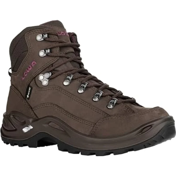 LOWA Renegade GTX Mid Ws, Wasserdichte Damen-Wanderschuhe mit optimaler Dämpfung, braun, Größe 39 – Bild 4