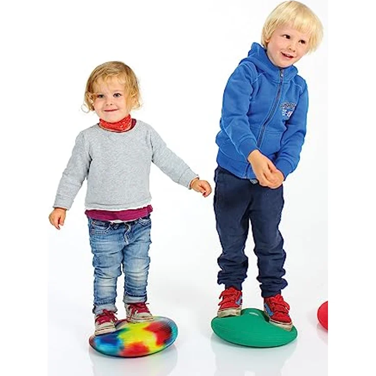 Togu Dynair Ballkissen, Balance Trainer für effektives Rückentraining, Ø 33 cm, bunt, max. Belastbarkeit 200 kg – Bild 2