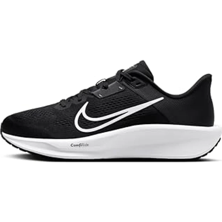Nike Quest 6 FD6033001, Laufschuhe mit atmungsaktivem Synthetik-Obermaterial und Gummisohle für optimale Traktion, schwarz – Bild 1