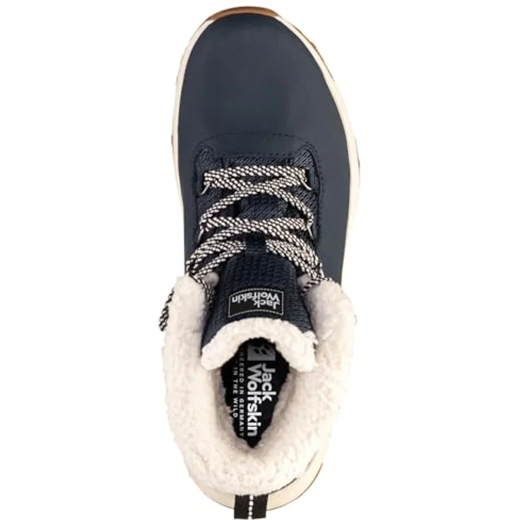 Jack Wolfskin Everquest Texapore Mid W, Damen Wanderschuhe mit wasserdichter Membran für Wintereinsätze, Blau, Größe 39 – Bild 3