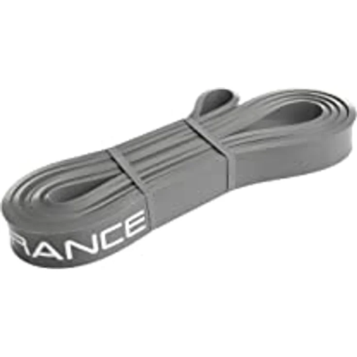 endurance Unisex Power Band 1010, mittlerer Härtegrad für Krafttraining und Rehabilitation, Frost Grey, One Size