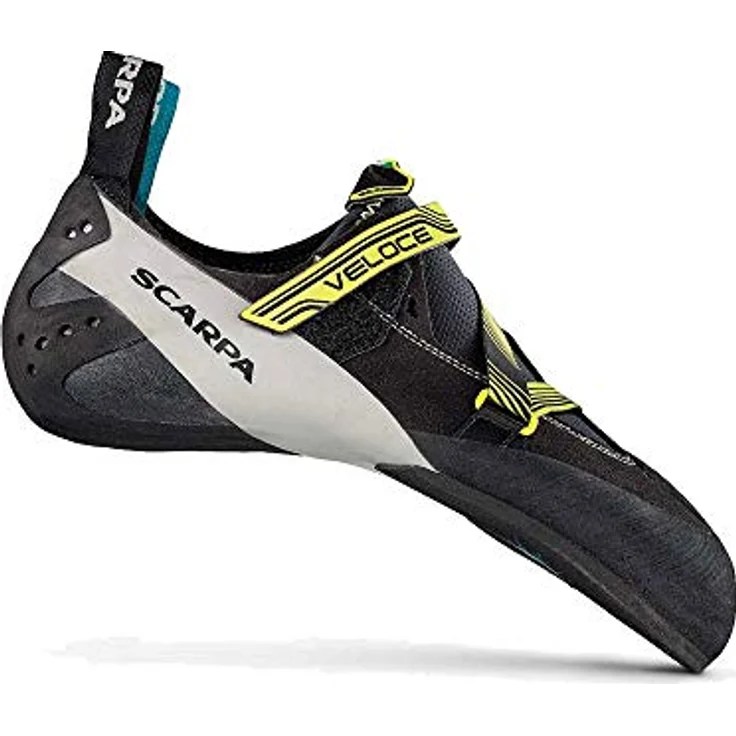 Scarpa Veloce Kletterschuhe, Herren, mit Klettverschluss, Größe 43.5, Schwarz – Bild 2