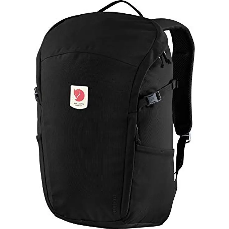 Fjällräven Ulvö 23, Wanderrucksack in Schwarz (550), Große Reißverschlusstasche, wasserdicht