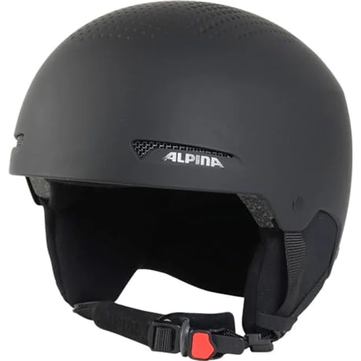 Alpina ARBER, Skihelm für Erwachsene, Unisex, matt Schwarz, Größe 54-58, leicht und stabil mit optimalem Schutz und Belüftung – Bild 1