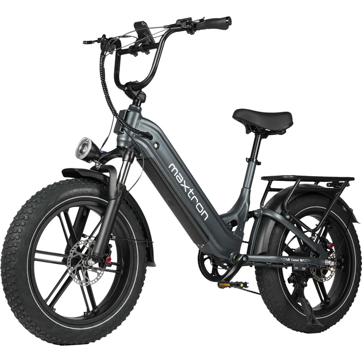 Maxtron Camel E-Fatbike 20 Zoll, 48V 250W Bafang Motor mit 60Nm, 864Wh Akku, hydraulische Scheibenbremsen, StVZO-konform, Elektrofahrrad für Damen