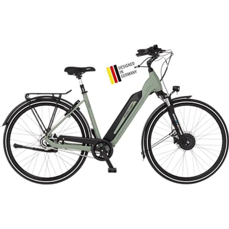FISCHER E-Bike City CITA 2403, Elektrofahrrad für Damen und Herren, 48 V Akku, Frontmotor 40 Nm, hydraulische Scheibenbremse, 459 Wh, bis zu 120 km Reichweite – Bild 1