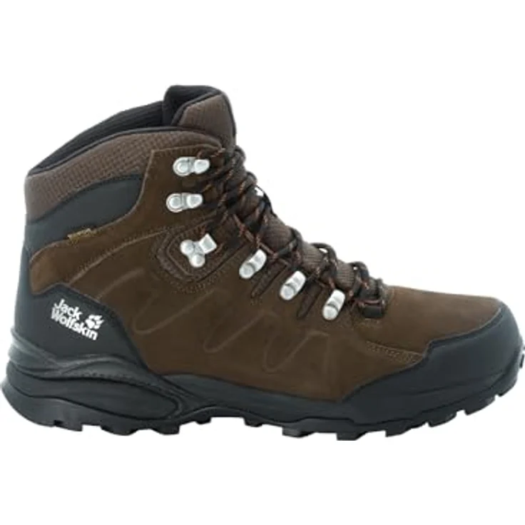 Jack Wolfskin REFUGIO TEXAPORE MID M, robuster Hikingschuh aus Veloursleder mit Zehen- und Fersenschutz, Herren – Bild 1