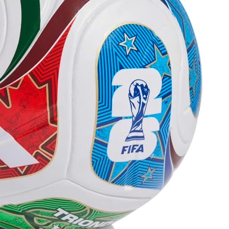 Adidas World Cup League Ball, Fußball für Unisex-Erwachsene, Größe 5, Weiß – Bild 4