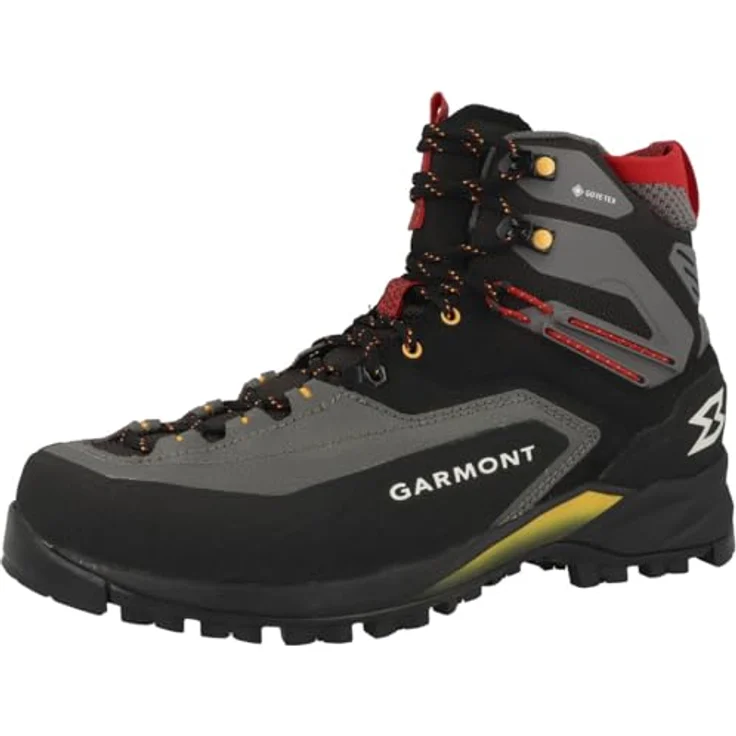 Garmont Akron Mid GTX, Wanderschuhe für Herren mit Michelin-Offroad-Sohle und HEEL LOCK System, Schwarz – Bild 4