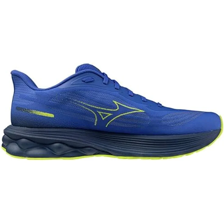 Mizuno WAVE SKYRISE 7 J1GC2609, Herren Laufschuhe mit MIZUNO ENERZY NXT Dämpfung, Farbe: Blau, Größe: 46 – Bild 4