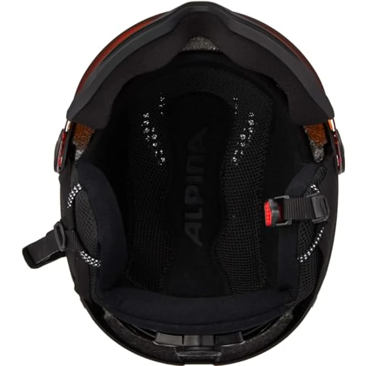 ALPINA SPORTS Arber Visor, Skihelm (58 - 61 cm, L) mit Hartschalenkonstruktion, verspiegeltem Visier und aktivem Ventilationssystem – Bild 5