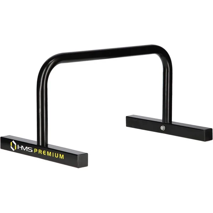 HMS Premium PW10 Parallettes, stabile Liegestützgriffe aus Stahl, maximale Belastung 210 kg, 2er Set