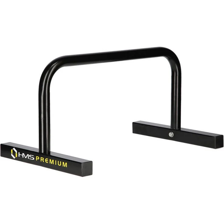HMS Premium PW10 Parallettes, stabile Liegestützgriffe aus Stahl, maximale Belastung 210 kg, 2er Set