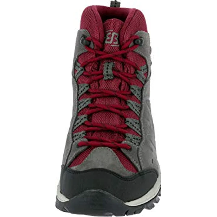 Brütting Damen Wanderschuhe, robuste Outdoorschuhe mit Schnürverschluss, grau, Größe 38 – Bild 3