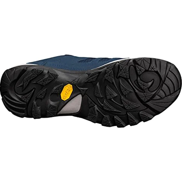 Brütting Mount Frakes Low, Damen Wanderschuhe mit herausnehmbarer Innensohle, rutschfester Vibram-Laufsohle, Blau, Größe 36 – Bild 6