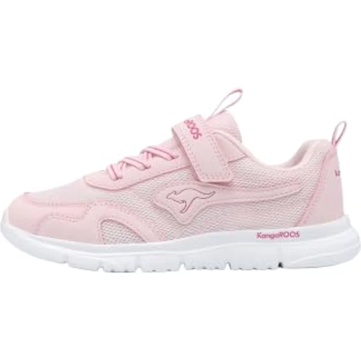 KangaRoos K-ETK Rooz EV Sportschuhe für Kinder, Laufschuhe, Größe 33 EU, Frost Pink/Daisy Pink, mit Klettverschluss und Gummi-/Synthetiksohle – Bild 2