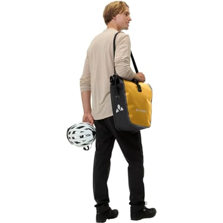 Vaude Aqua Back, wasserdichte Gepäckträgertasche, 48 l, mit Wickelverschluss und QMR 2.0-System, recycelte Materialien, hergestellt in Deutschland – Bild 7