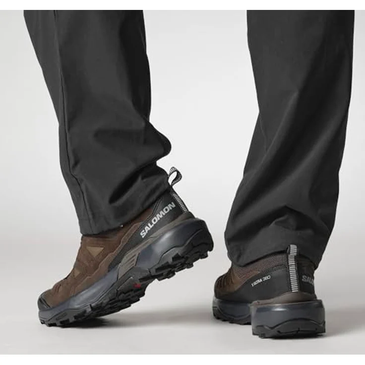Salomon X ULTRA 360 LEATHER GORE-TEX, wasserdichter Wanderschuh für Herren mit atmungsaktiver Membran und profilierten Gummi-Sohlen – Bild 7