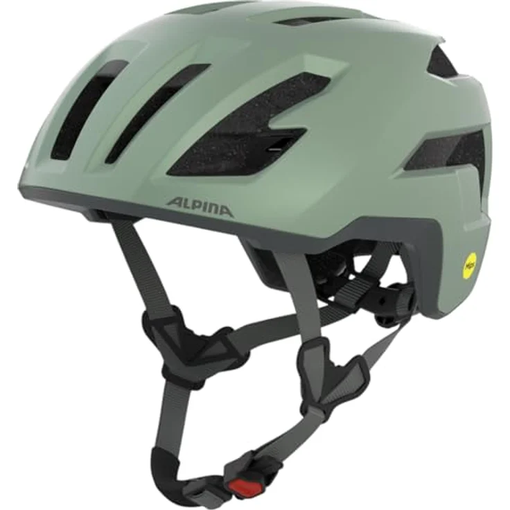 ALPINA TAUNUS GRAVEL MIPS, Fahrradhelm mit Multi-Directional Impact Protection System, weißer Schmetterling, Gloss Finish – Bild 1