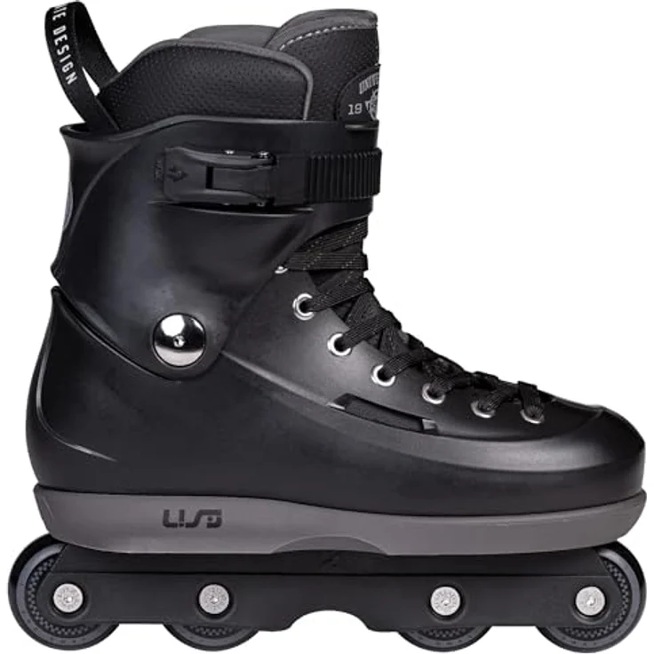 Usd Sway Chess Pro, Inline Skates in Schwarz mit Dual-Fit-Liner und Kizer Fluid V Frames, Größen 42.5 und 43 – Bild 2