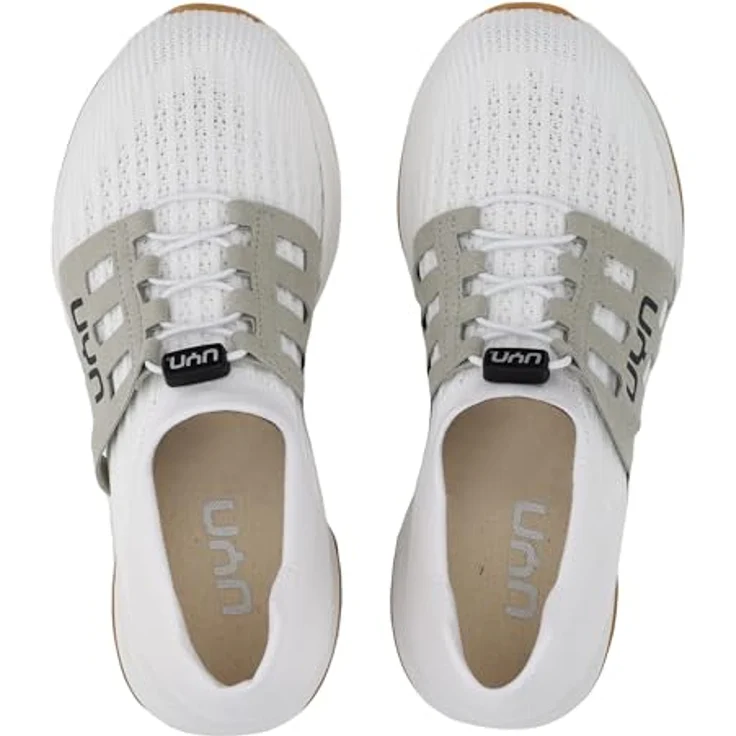 UYN Haru Sneaker Herren W000, ultraelastisch und atmungsaktiv, TREEON-Garn, weiß, Größe 45 – Bild 4