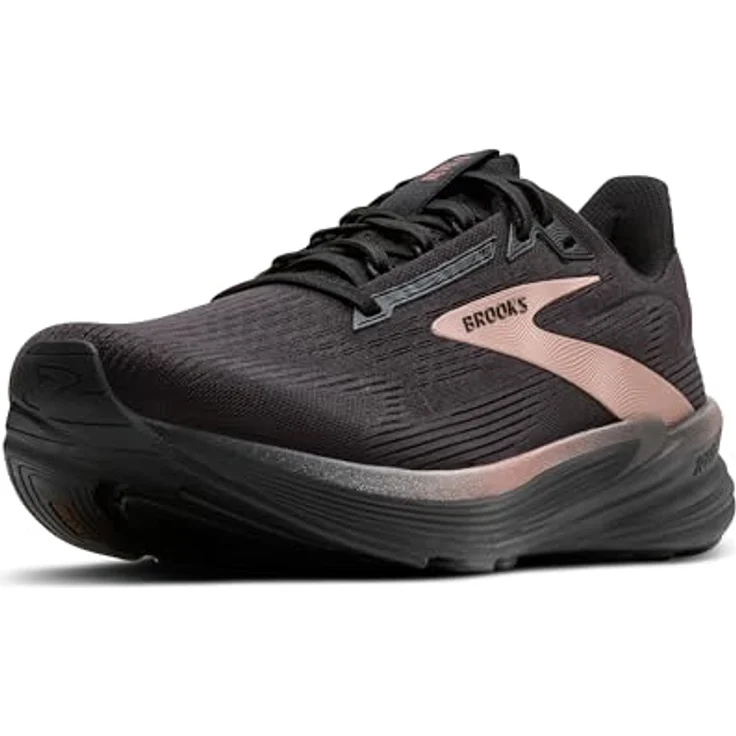 Brooks Revel 8 Damen Laufschuh, leicht, atmungsaktiv, DNA LOFT v2-Dämpfung, schwarz, Größe 9 – Bild 1