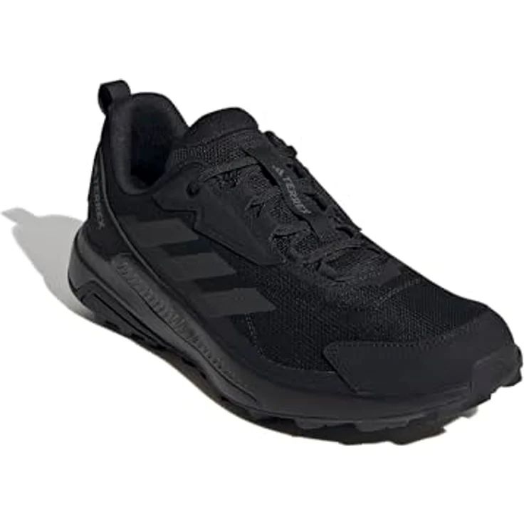 adidas TERREX ANYLANDER, Wanderschuh mit Traxion Außensohle und Recyclingmaterialien, schwarz – Bild 4