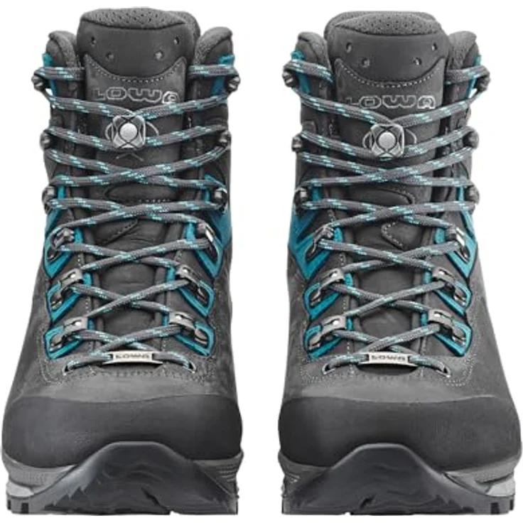 LOWA MAURIA EVO GTX Ws, Wanderschuhe mit GORE-TEX®-Futter, Vibram®-Laufsohle, anthrazit/türkis, Größe 40 – Bild 3