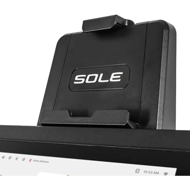 HAMMER Laufband F85, Fitness Laufband mit 15,6" TFT-Touchscreen, 10 Trainingsprogrammen, Steigungsfunktion bis 15%, klappbar & leise, extra breite Lauffläche 156 x 56 cm – Bild 5